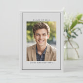 Klasse des Abschlusses für klassisches benutzerdef Einladung (Stehend Vorderseite)