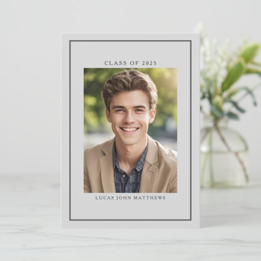 Klasse des Abschlusses für klassisches benutzerdef Einladung (Stehend Vorderseite)