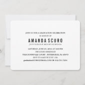 KLASSE DES ABSCHLUSSES "GERAHMTES FOTO" 2016 EINLADUNG (Rückseite)