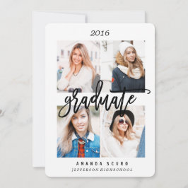 KLASSE DES ABSCHLUSSES "GERAHMTES FOTO" 2016 EINLADUNG