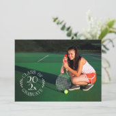 Klasse des Abschlusses "Graduate Chic 2 Foto" 2025 Ankündigung (Stehend Vorderseite)