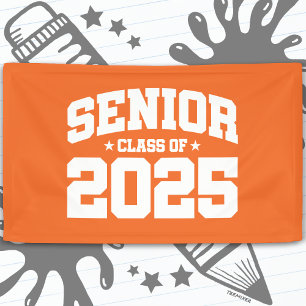 Klasse des Abschlusses in der Oberschule 2025 Seni Banner