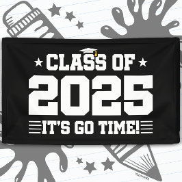 Klasse des Abschlusses in der Oberschule 2025 Seni Banner