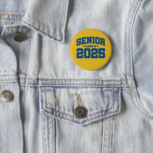 Klasse des Abschlusses in der Oberschule 2025 Seni Button (Beispiel)
