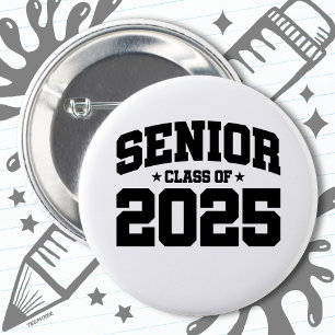 Klasse des Abschlusses in der Oberschule 2025 Seni Button