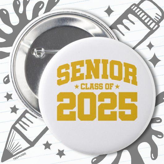 Klasse des Abschlusses in der Oberschule 2025 Seni Button