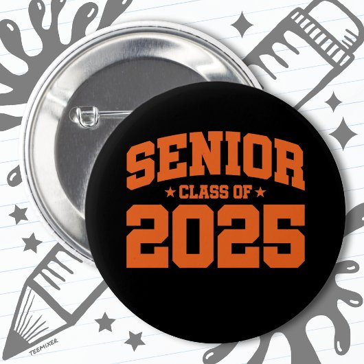 Klasse des Abschlusses in der Oberschule 2025 Seni Button