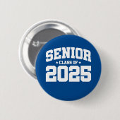 Klasse des Abschlusses in der Oberschule 2025 Seni Button (Vorne & Hinten)