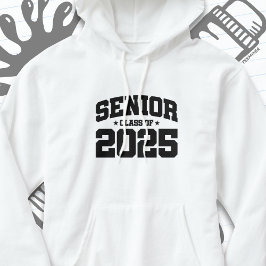 Klasse des Abschlusses in der Oberschule 2025 Seni Hoodie