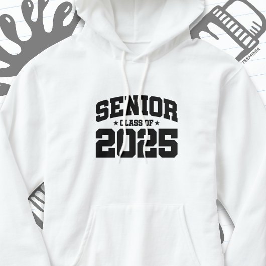 Klasse des Abschlusses in der Oberschule 2025 Seni Hoodie