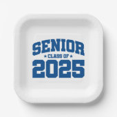 Klasse des Abschlusses in der Oberschule 2025 Seni Pappteller (Vorderseite)