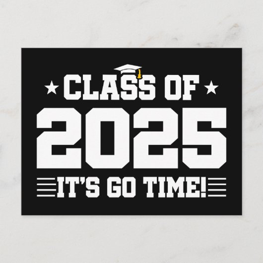 Klasse des Abschlusses in der Oberschule 2025 Seni Postkarte (Vorderseite)