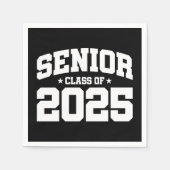 Klasse des Abschlusses in der Oberschule 2025 Seni Serviette (Vorderseite)