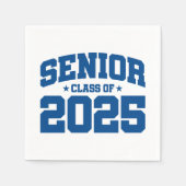 Klasse des Abschlusses in der Oberschule 2025 Seni Serviette (Vorderseite)