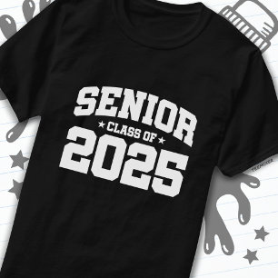 Klasse des Abschlusses in der Oberschule 2025 Seni T-Shirt
