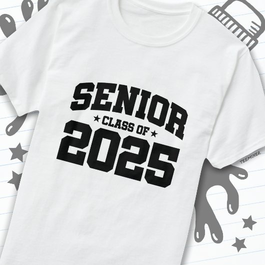 Klasse des Abschlusses in der Oberschule 2025 Seni T-Shirt