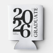 Klasse des Abschlusses mit Abschluss 2025 Dosenkühler (Rückseite)