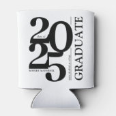 Klasse des Abschlusses mit Abschluss 2025 Dosenkühler (Rückseite)