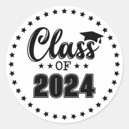 Klasse des Abschlusses Runder Aufkleber