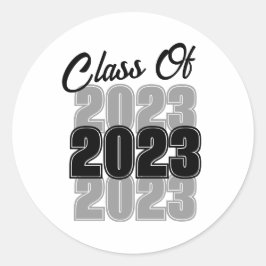 Klasse des Abschlusses Runder Aufkleber