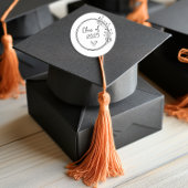 Klasse des Abschlusses Runder Aufkleber