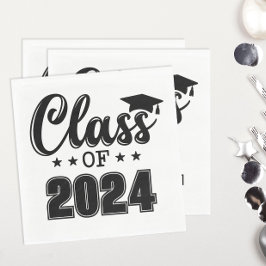 Klasse des Abschlusses Serviette