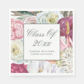Klasse des Abschlusses Wasserfarben 2022 Serviette (Vorderseite)