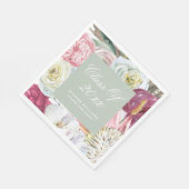 Klasse des Abschlusses Wasserfarben 2022 Serviette (Ecke)