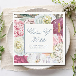 Klasse des Abschlusses Wasserfarben 2022 Serviette