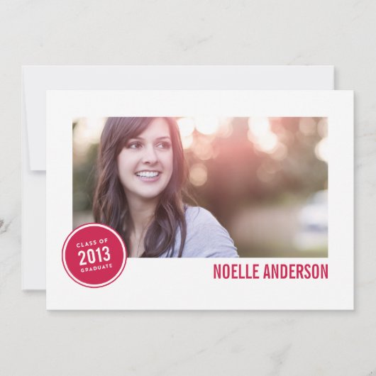 KLASSE DES ABZEICHENS 2013 | EINLADUNG VON ABSCHL (Vorderseite)