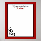 Klasse des Autograph Keepake Poster-Abschlusses 20 Poster (Vorne)