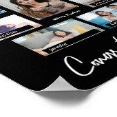 Klasse des benutzerdefinierten 8-Foto-Collage-Absc Poster (Ecke)