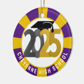 Klasse des benutzerdefinierten Foto-Abschlusses 20 Keramik Ornament (Links)