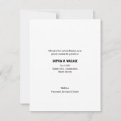 Klasse des benutzerdefinierten Fotos für Hochschul Ankündigung (Rückseite)