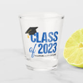 Klasse des benutzerdefinierten Uni-Abschlusses 202 Schnapsglas (Vorderseite)