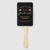 Klasse des Black Gold Abschlüsse 2025 in Foto Fächer (Vorderseite)