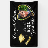 Klasse des Black Gold Abschlüsse für benutzerdefin Banner (Vertikal)