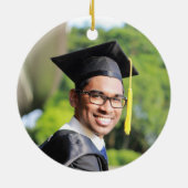 Klasse des Blue-Gold-Fotos 2022 Abschluss Keramik Ornament (Hinten)