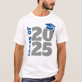 Klasse des Blue-Gray-Graduates 2025 T-Shirt (Vorderseite)