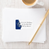 Klasse des Blue Silver Abschlusses 2019 Adressaufkleber (Insitu)