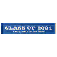 Klasse des Blue White Paperweight 2021 von Janz