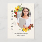 Klasse des Blumenhandels 2025 Abschluss für Blumen Postkarte (Vorderseite)