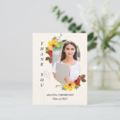 Klasse des Blumenhandels 2025 Abschluss für Blumen Postkarte (Stehend Vorderseite)