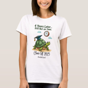 Klasse des Cartoon Tortoise Abschluss 2025 T-Shirt