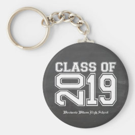 Klasse des Chalkboard-Abschlüsse 2019 Schlüsselanhänger