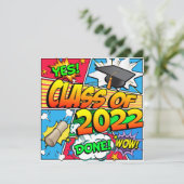 Klasse des Comic 2022 Einladung (Stehend Vorderseite)