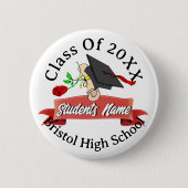 Klasse des Diploms der Personalisierten Graduation Button (Vorderseite)