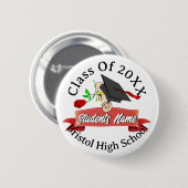 Klasse des Diploms der Personalisierten Graduation Button (Vorne & Hinten)