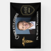 Klasse des Doktors der Medizinschule 2022 Abschlus Banner (Vertikal)