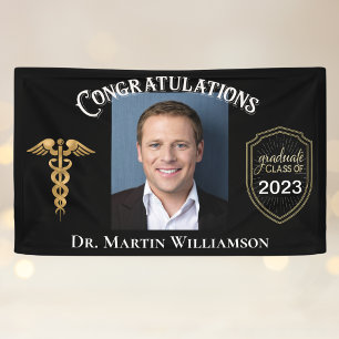 Klasse des Doktors der Medizinschule 2023 Abschlus Banner